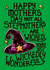 Funny Mother's Day Card - For Step Mum - Wicked created by Louise Burgoyne