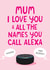 Funny Mother's Day Card - Speaking To Alexa - Speaker created by The Cake Thief