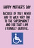 Funny Mother's Day Card - Blue Badge - Grateful created by Pack a Punch Designs