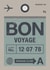 Classic Leaving Card - Bon Voyage - Luggage Tag created by Swissty