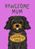 Cute Mother's Day Card - Cavapoo created by Muses & May 