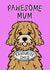 Cute Mother's Day Card - Cockapoo created by Muses & May