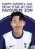 Funny Father's Day Card -  Heung-Min Son - Tottenham Hotspur F.C. created by AbiGoLucky