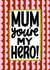 Modern Mother's Day Card - Typography - Hero created by Nicola Watson
