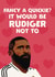 Funny Valentine's Day/Anniversary Card - Fancy A Quickie? - Antonio Rüdiger created by Giddy Kipper