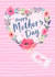 Classic Mother's Day Card - Flower - Wreath created by Dalia Clark Design