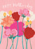 Classic Mother's Day Card - Pretty Florals - Happy Mothers Day created by Louise Tiler