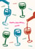 Arty Birthday Card - Wine created by Michelle ONeill
