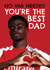 Arsenal Father's Day Card - Bukayo Saka - Gooners created by AbiGoLucky
