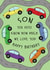 Cute Birthday Card - For Son - Cars created by @Laura Lonsdale Designs
