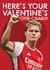 Martin Odegaard Arsenal Captain - Valentine's Card - Gooners created by AbiGoLucky