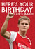 Arsenal Birthday Card - Martin ødegaard - Arsenal Player Pun created by AbiGoLucky
