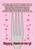 Funny Anniversary Card - Life Behind Bars - Fork Pun created by @Cupsie's Creations