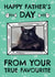 Funny Father's Day Card - Cat Dad - True Favourite created by AbiGoLucky