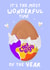 Cute Easter Card - Creme Egg - It's The Most Wonderful Time Of The Year created by Sian Moore Illustration