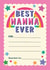 Cute Mother's Day Card - Best Nana Ever created by Helen Richmond