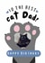 Cute Birthday Card - For Cat Dad - Paw Print created by @hollielonglanddesigns