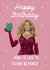Fun Birthday Card - Beyoncé - And I'd Like To Thank Beyoncé created by Silky Rose Design