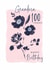 Classic Birthday Card - For Grandma - 100th created by Rebecca Prinn