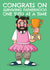 Funny Father's Day Card - One Tutu At A Time - World's Best Daddy created by AbiGoLucky