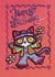 Groovy hippie cat birthday created by Nati Chuleta