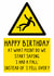 Funny Birthday Card - Had A Fall created by OhJaye