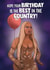 Funny Birthday Card - Beyoncé - Best In The Country created by I Draw Stuff 