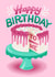 Pretty Birthday Card - Cake - Happy Birthday To Me created by Amanda Jozaitis