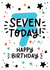 Cute 7th Birthday Card - For Him - Seven Today created by Lyndsay Moon