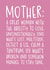 Funny Mother's Day Card - Mother Definition created by Brogan Thomas