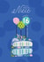 Classic 16th Birthday Card - For Niece - Balloons created by Rebecca Prinn