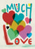 Fun Love & Friendship Card - Much Love - Hearts created by Pretty Pretty Bad