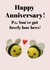 Cheeky Anniversary card for your significant other - lovely boobies created by Milliewest