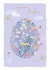 Pretty Floral Easter Egg Card - Meadow Flowers - Bees and Butterflies created by SABIVO Design by Sabina