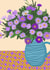 Pretty Birthday Card - For Her - Purple Flowers created by Sharonflemingart