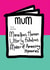 Meaning of Mum funny Mothers Day card created by Peas-in-a-Pod