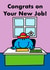 Cute New Job Card - Mr. Men - Miss Bossy created by Mr. Men