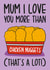 Funny Mother's Day Card - Chicken Nuggets created by TeePee Creations