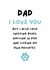 Funny Father's Day/Birthday Card - From The Dog - For Dog Dad created by Silly Billy