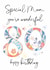 Classic Birthday Card - 80th - Wonderful Mum created by Katie Phythian Design