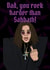 Fun Father's Day/Birthday Card - For Dad - Black Sabbath created by The Queer Store