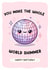 You Make the Whole World Shimmer Taylor Swift Inspired Birthday Card created by The Playful Press