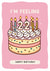 I'm Feeling 22 Taylor Swift Inspired Cute Pretty Birthday Card created by The Playful Press