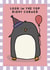 Cute Birthday Card - Penguin - Hidden Message created by Sarah Harding