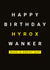 Rude Birthday Card - Hyrox - Fitness created by Digital Waves