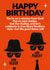 Fun Birthday Card - Blues Brothers - You're On A Mission From God! created by Jon Downer