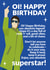 Fun Birthday Card - For Him - Liam Gallagher created by Jon Downer