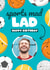 Cute Birthday Card - Sports Mad Lad - For Him created by Bev O'Connor || @oconnordesign