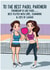 Cute padel birthday card for a friend! created by Smash + Send