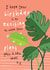Fun Birthday Card - Monstera Swiss Cheese Plant - Houseplants created by Bow & Bell